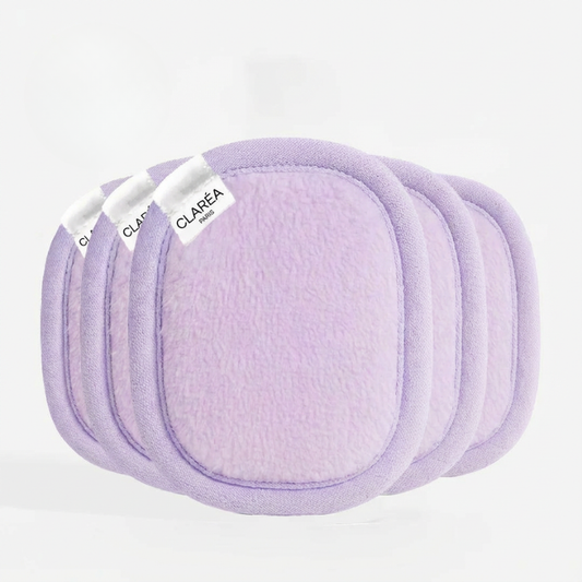 5 Pads Démaquillant & Réutilisable - Doux & écologiques